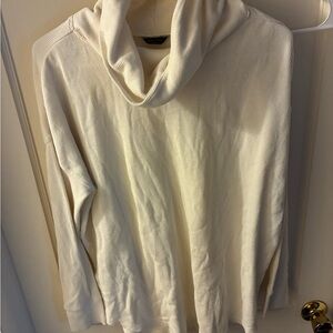 Eddie Bauer Women's Ivory Cowl Neck Sweater